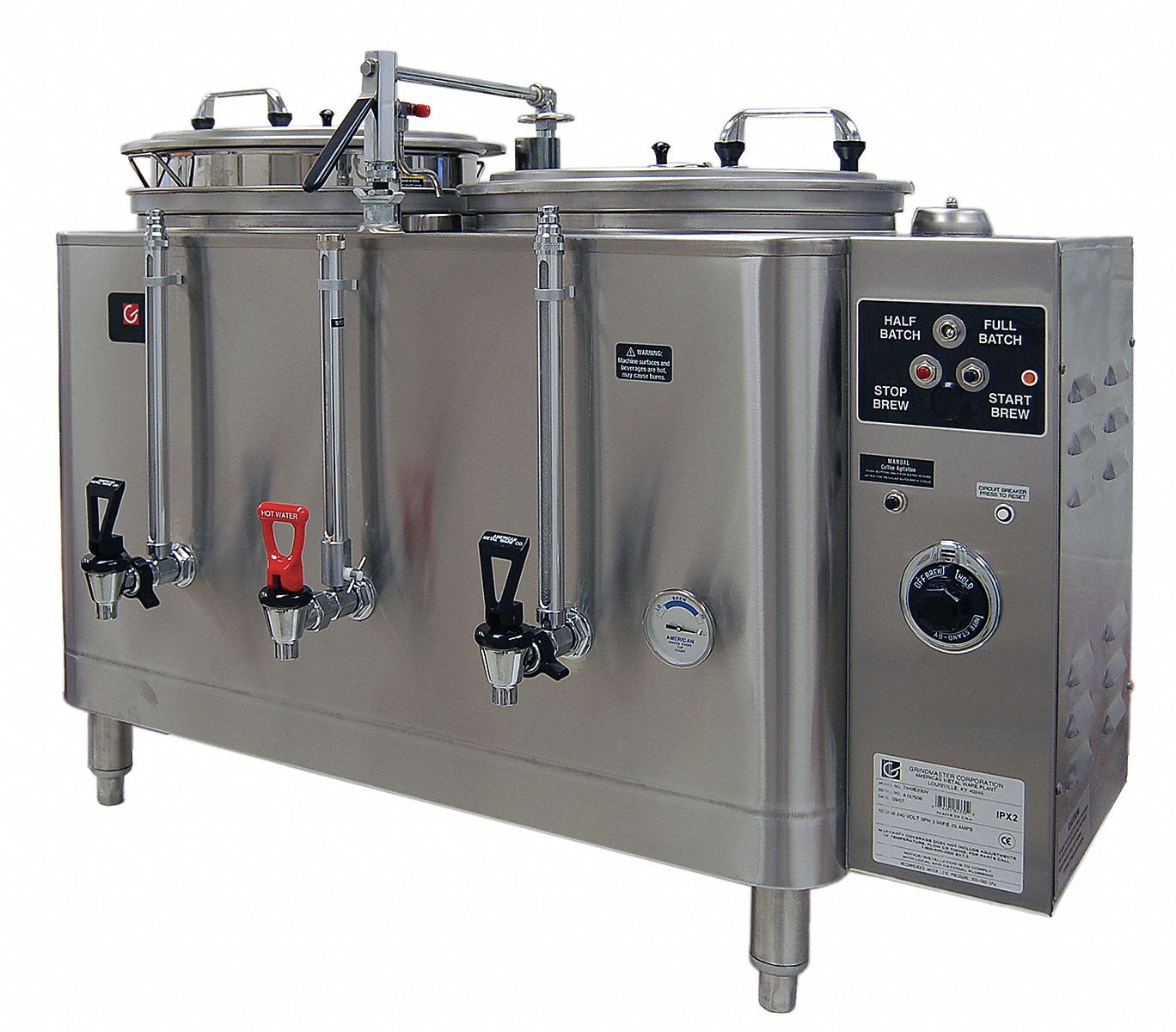AMW Twin Midline Pump Urns