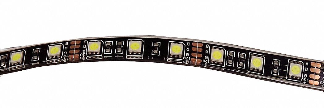 Light Strip, Rect, LED, 12VDC, 18 In L