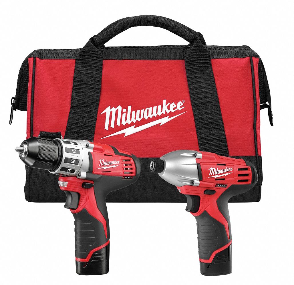Cordless Combination Kit, 1.5A/hr., 12.0V