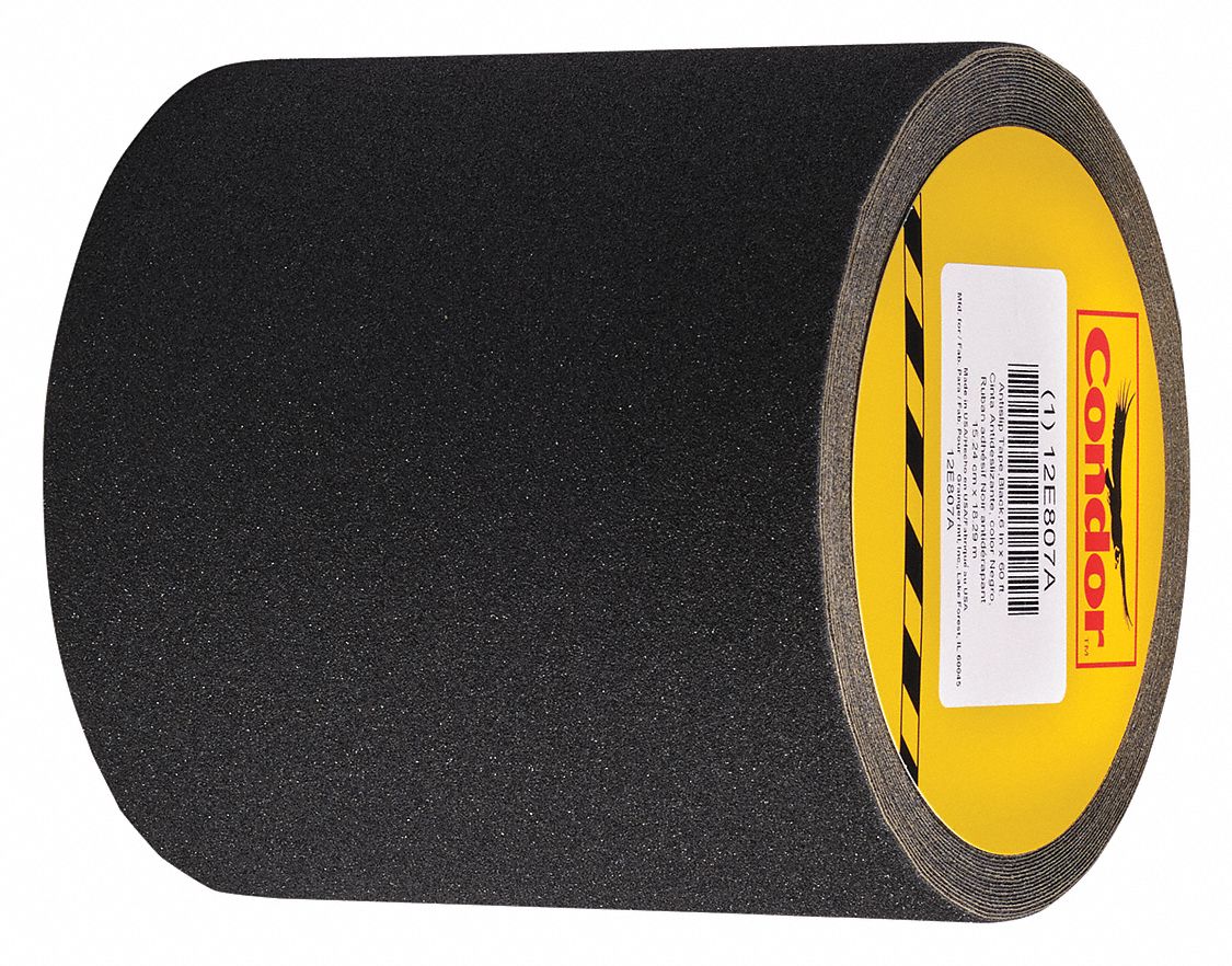Antislip Tape, Black, 6 In x 60 ft.