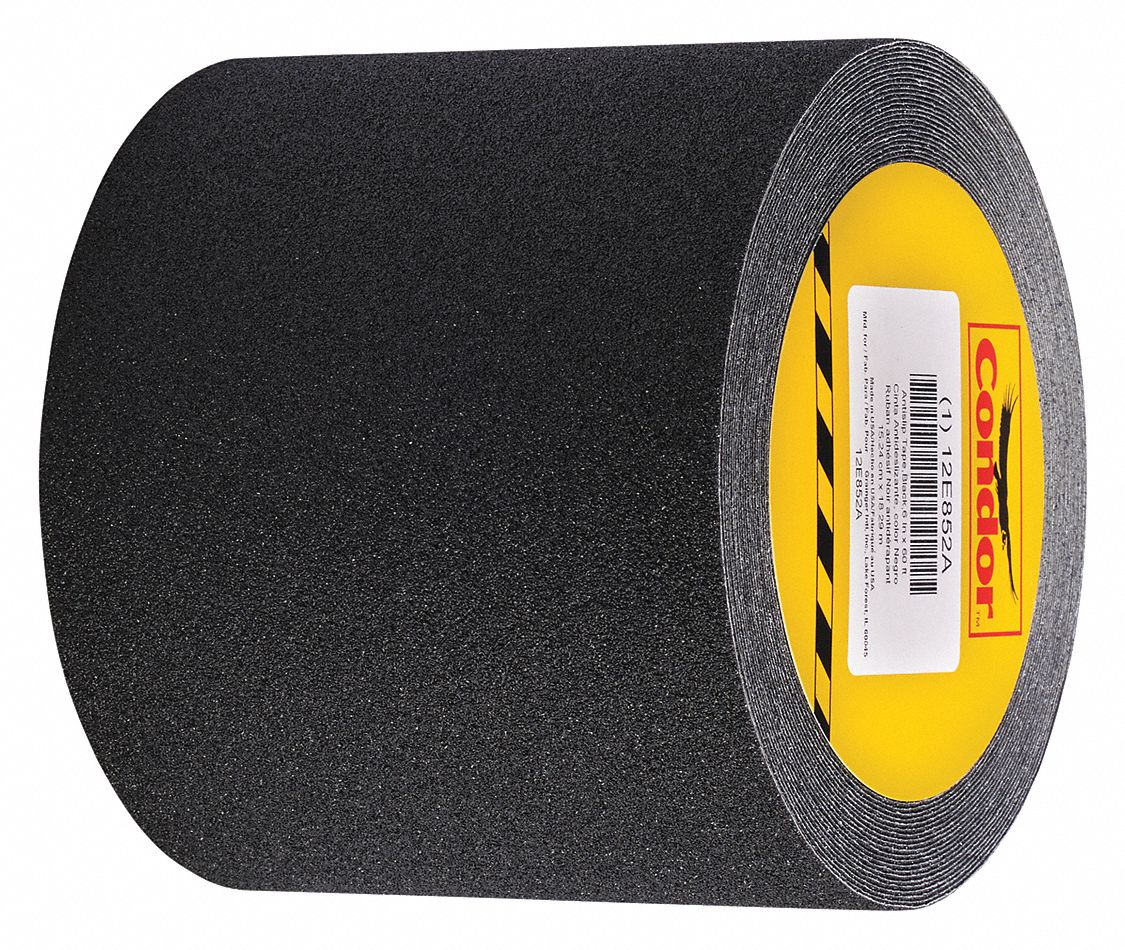 Antislip Tape, Black, 6 In x 60 ft.