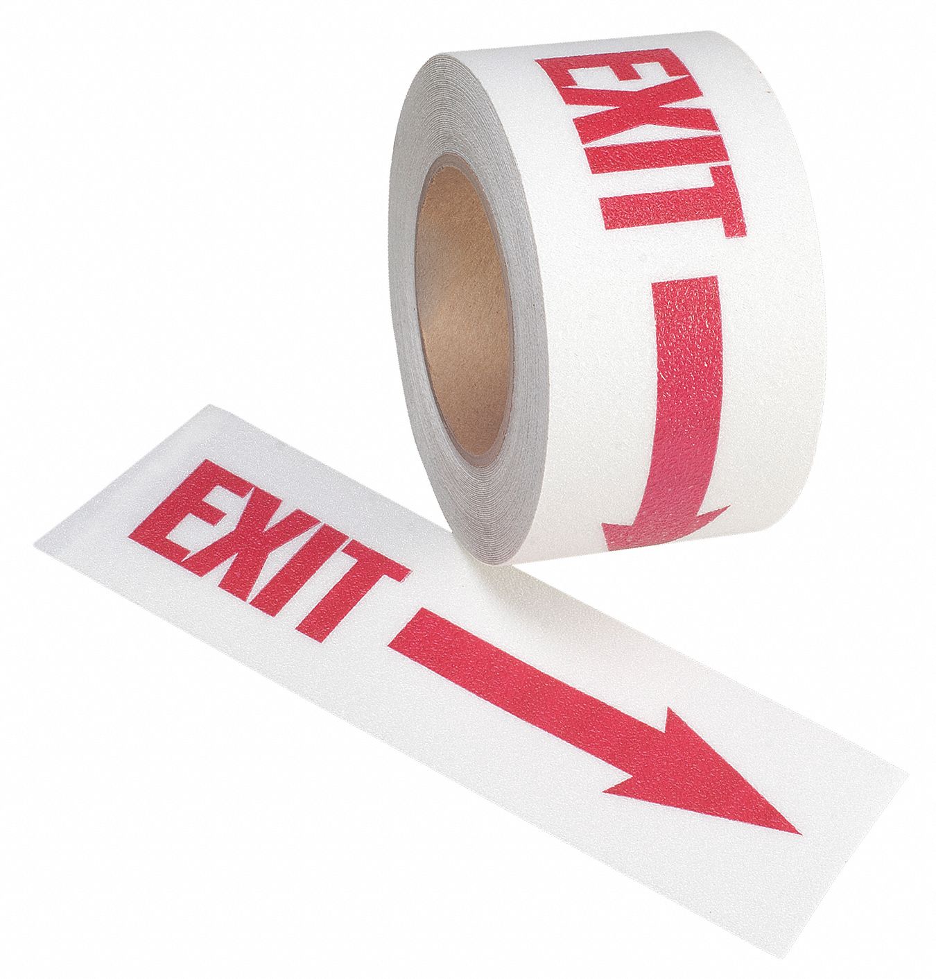 Antislip Tape, Red on White, 3 In x 54 ft.