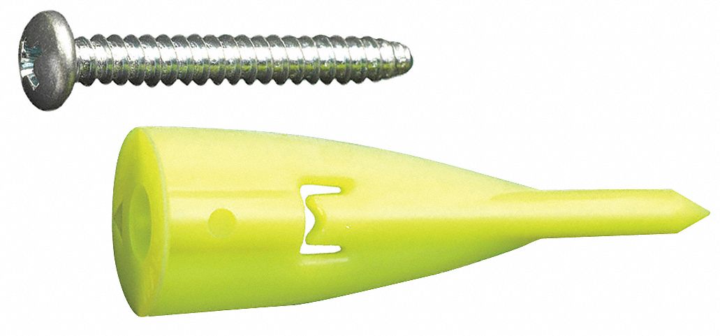 Drywall Anchor, Hammer-In, 2 In, Pk 4