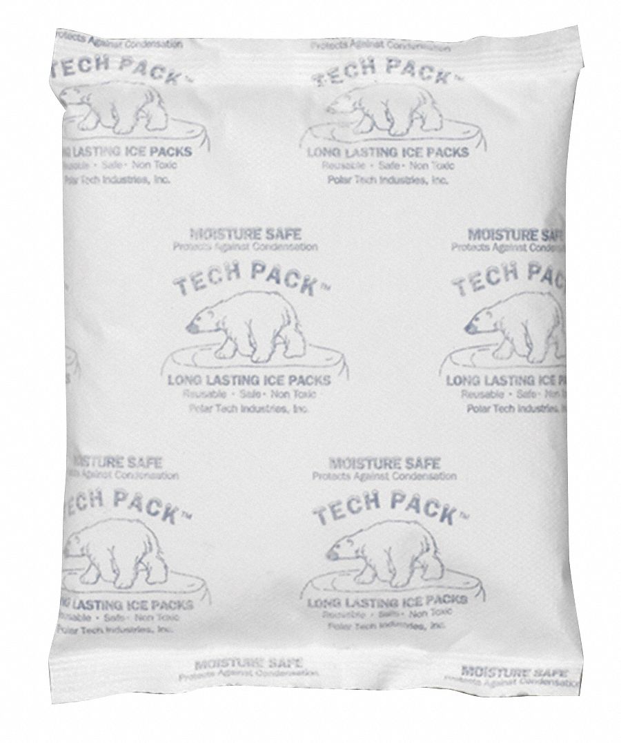 Cold Pack, 4 In. L, 6 In. W, PK 48
