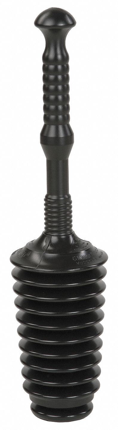 Bellows Plunger, Polyethylene, CupSize5In.
