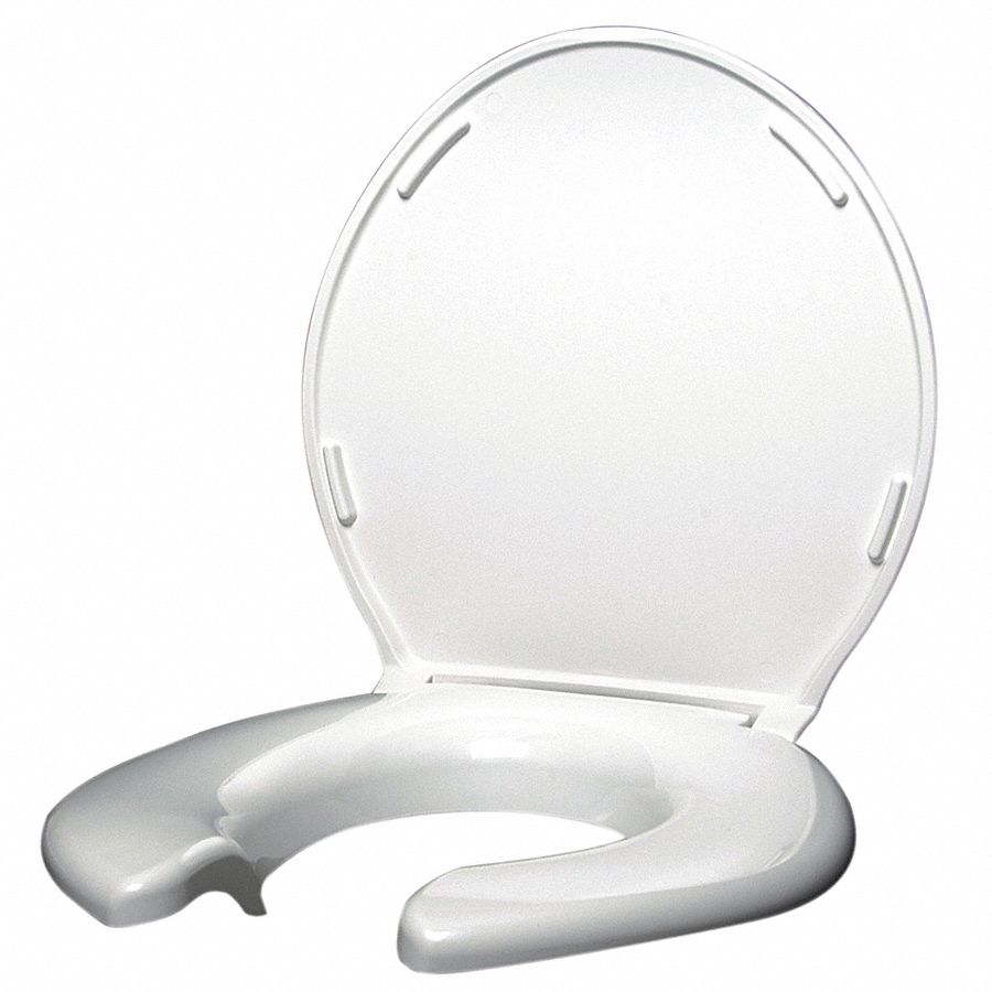 Toilet Seat, Oversized, Open Front, Cover