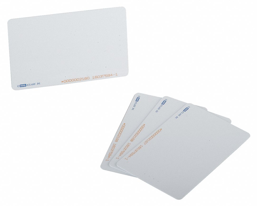 White RFID Cards, Pk10