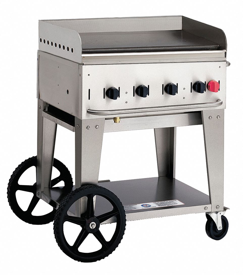 Portable Gas Griddle, 4 Burners
