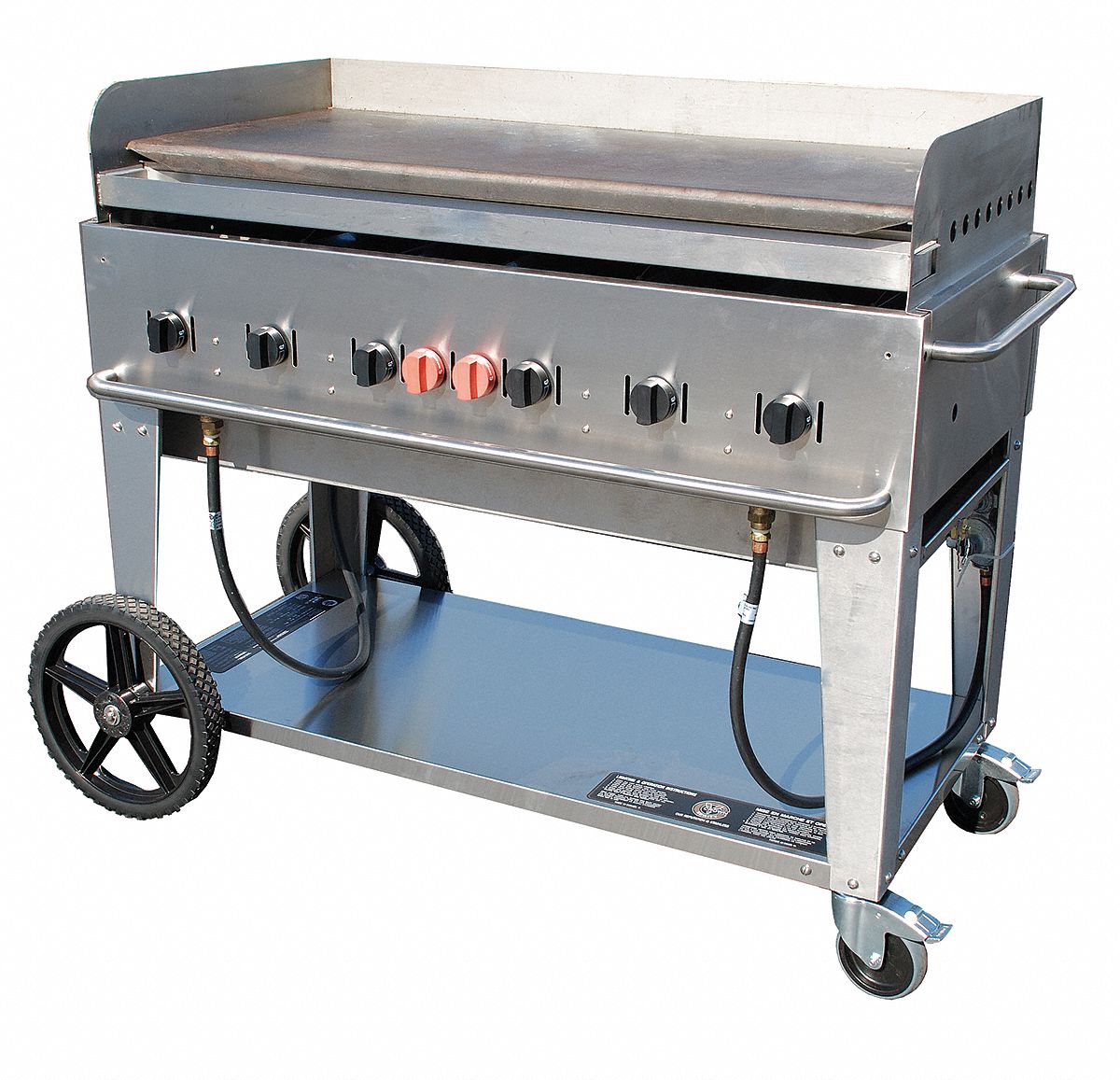 Portable Gas Griddle, 6 Burners