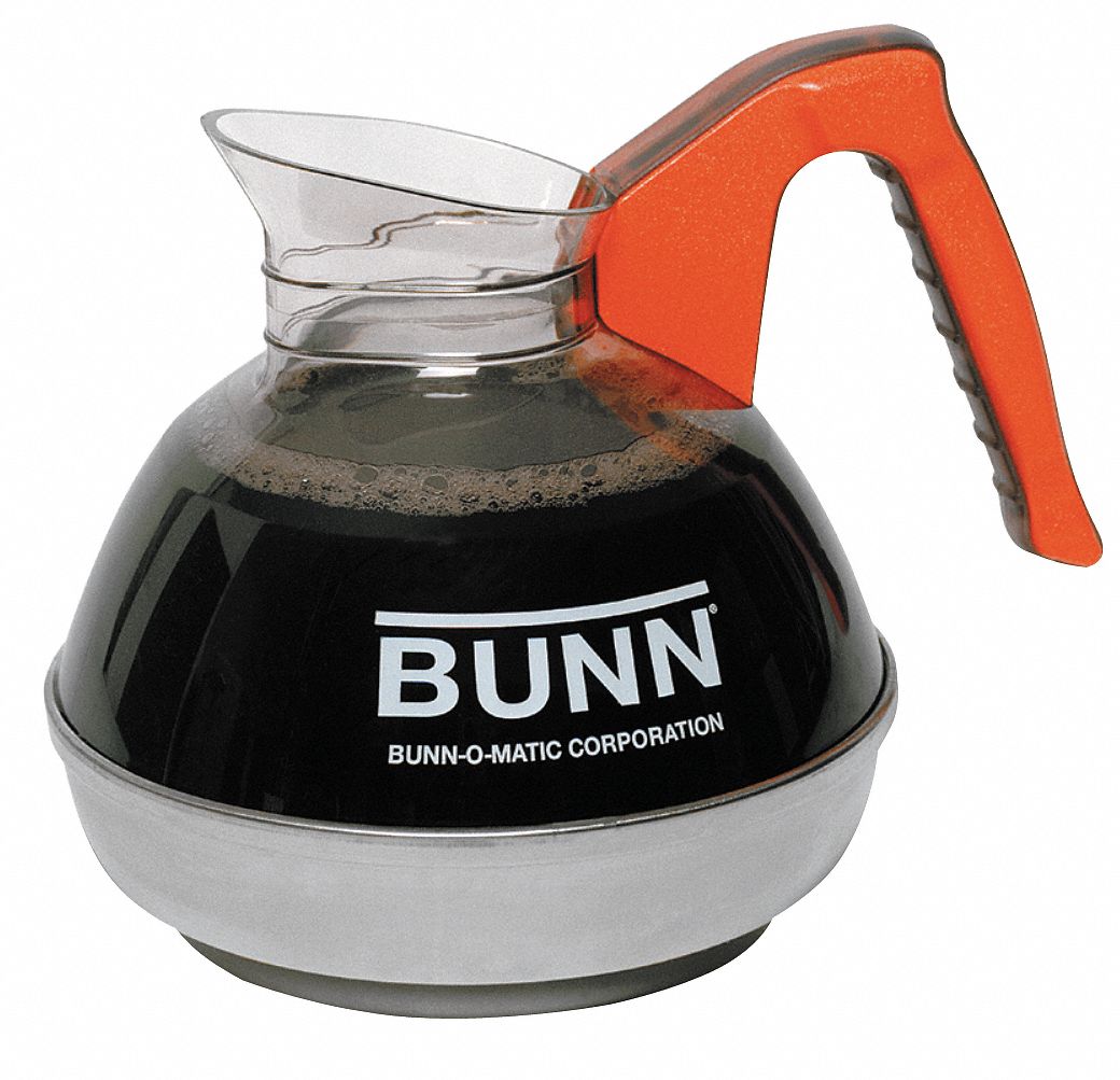 Pourover Decanter, Orange, 64 oz