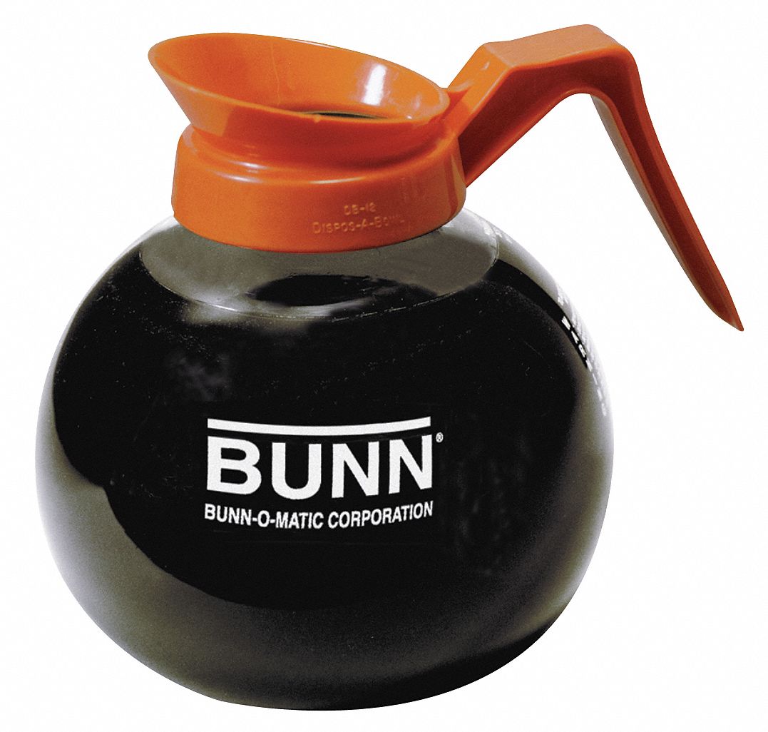 Pourover Decanter, Orange, 64 oz