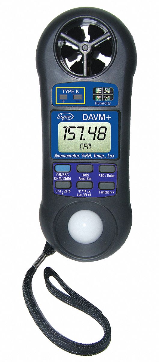 Air Flow/Volume Meter, Digital