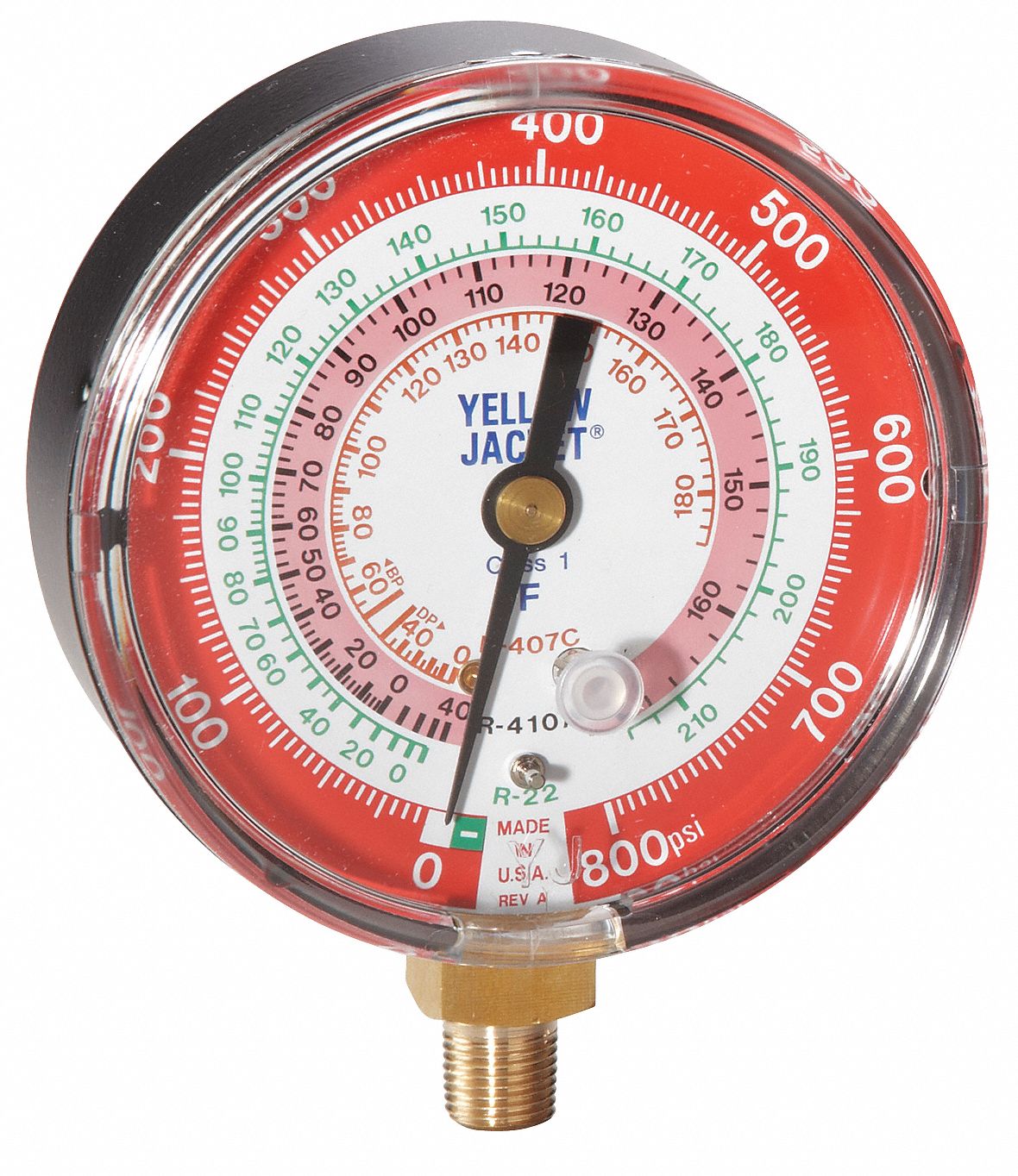 Pressure Gauge, High Side, 3-1/8 In