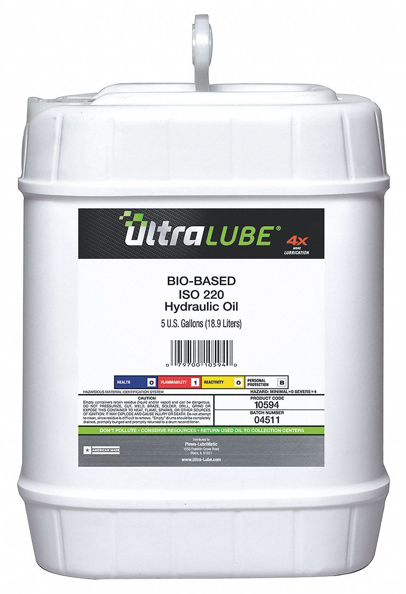 Hydraulic Oil, ISO220, 5 Gal.