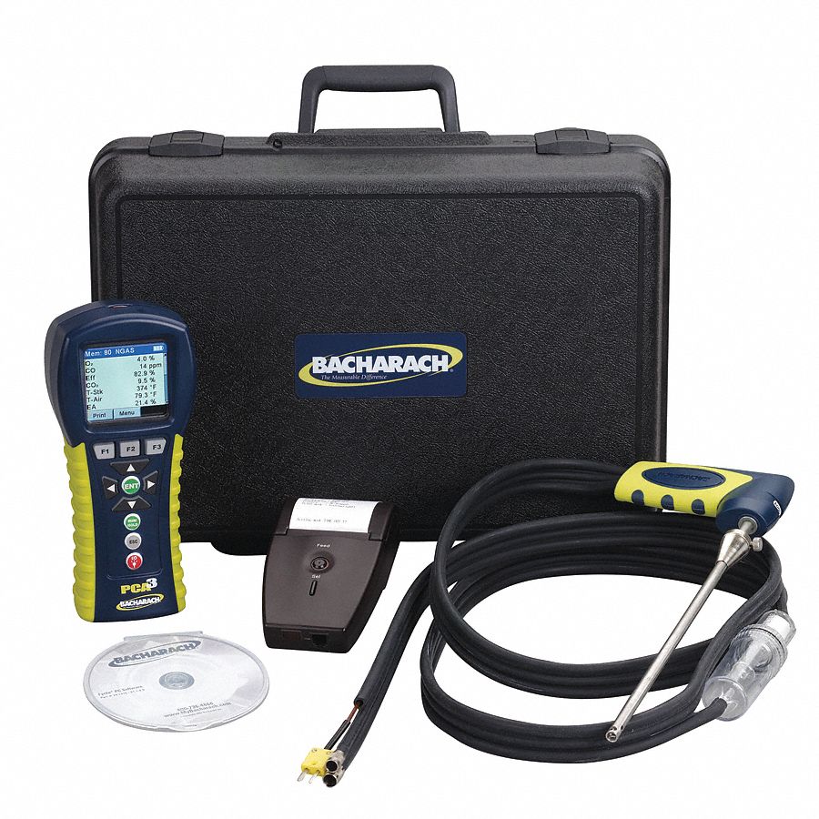 Combustion Analyzer Kit, O2, CO