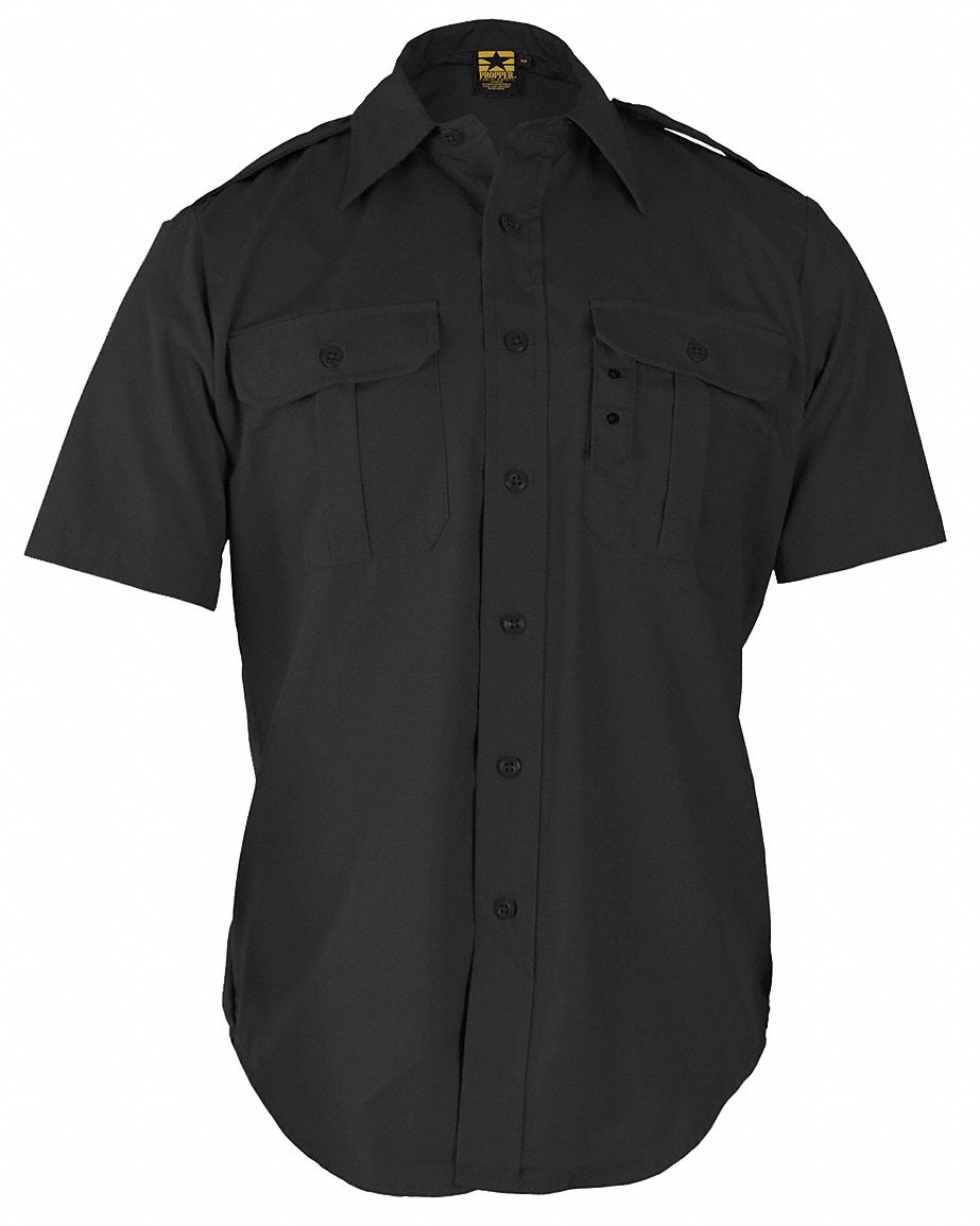 Tactical Shirt, Black, Size XL Reg