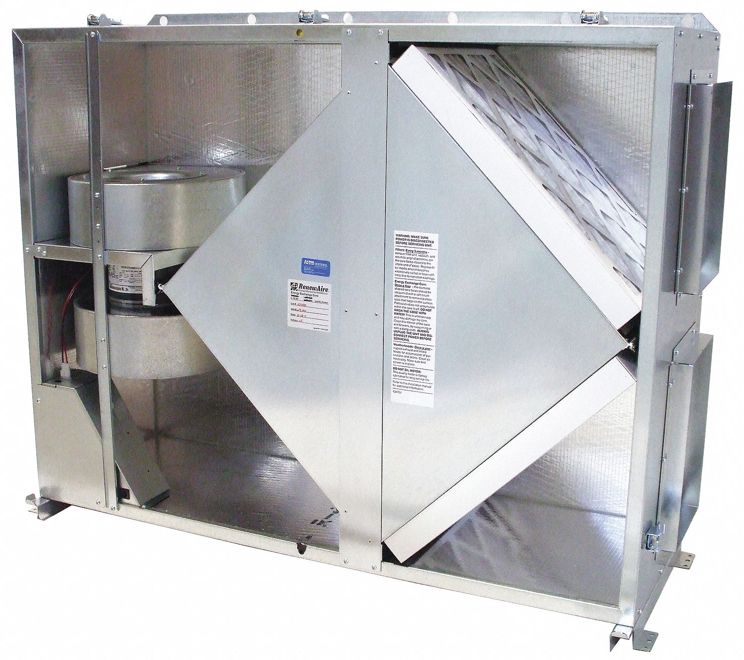 Energy Recovery Ventilator, 115V, 600 CFM