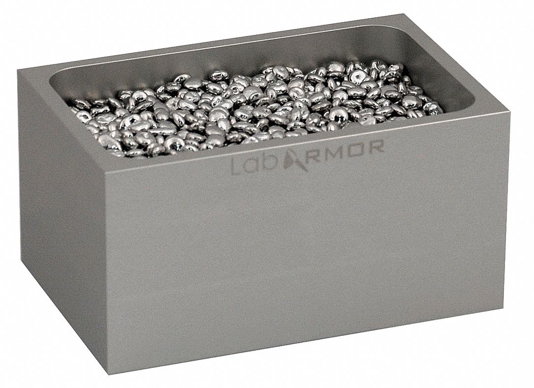 Lab Armor Bead Block Single Silver