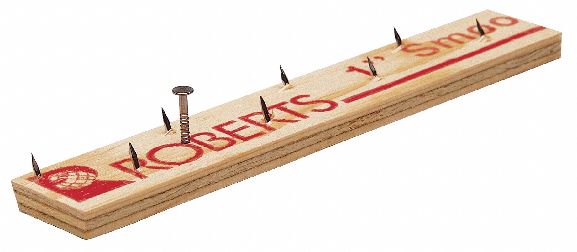Carpet Tack Strip, 1 In x4 ft, Wood, Pk 100