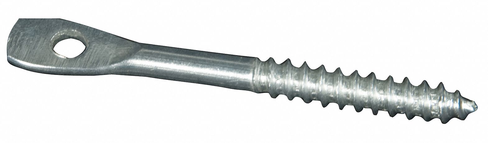 Eye Lag Screw, 3/8 Thread, For Wood, Pk 100
