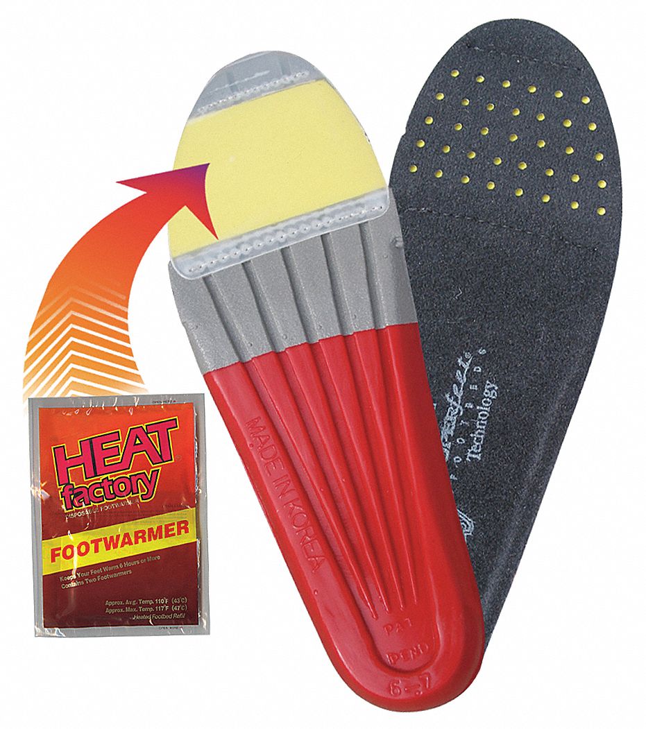 Orthotic Heated Footbed, M 6-7, W 5-6, PR