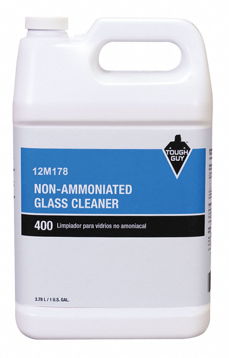 Glass Cleaner, 1 gal., Blue