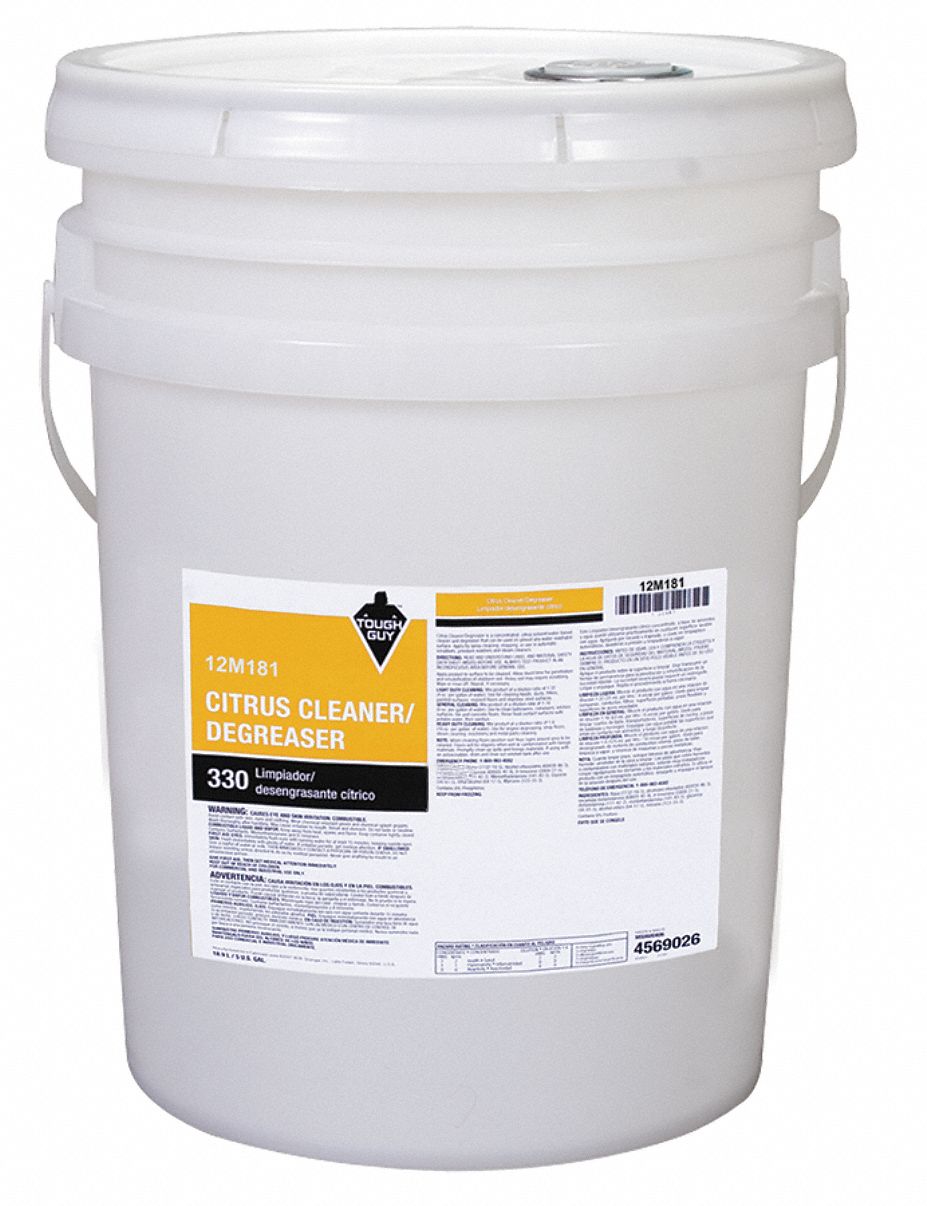 Cleaner Degreaser, Citrus, Size 5 gal.