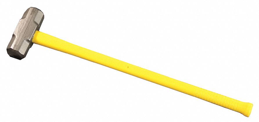 Sledge Hammer, Dbl Face, 8 lbs., 34 In L