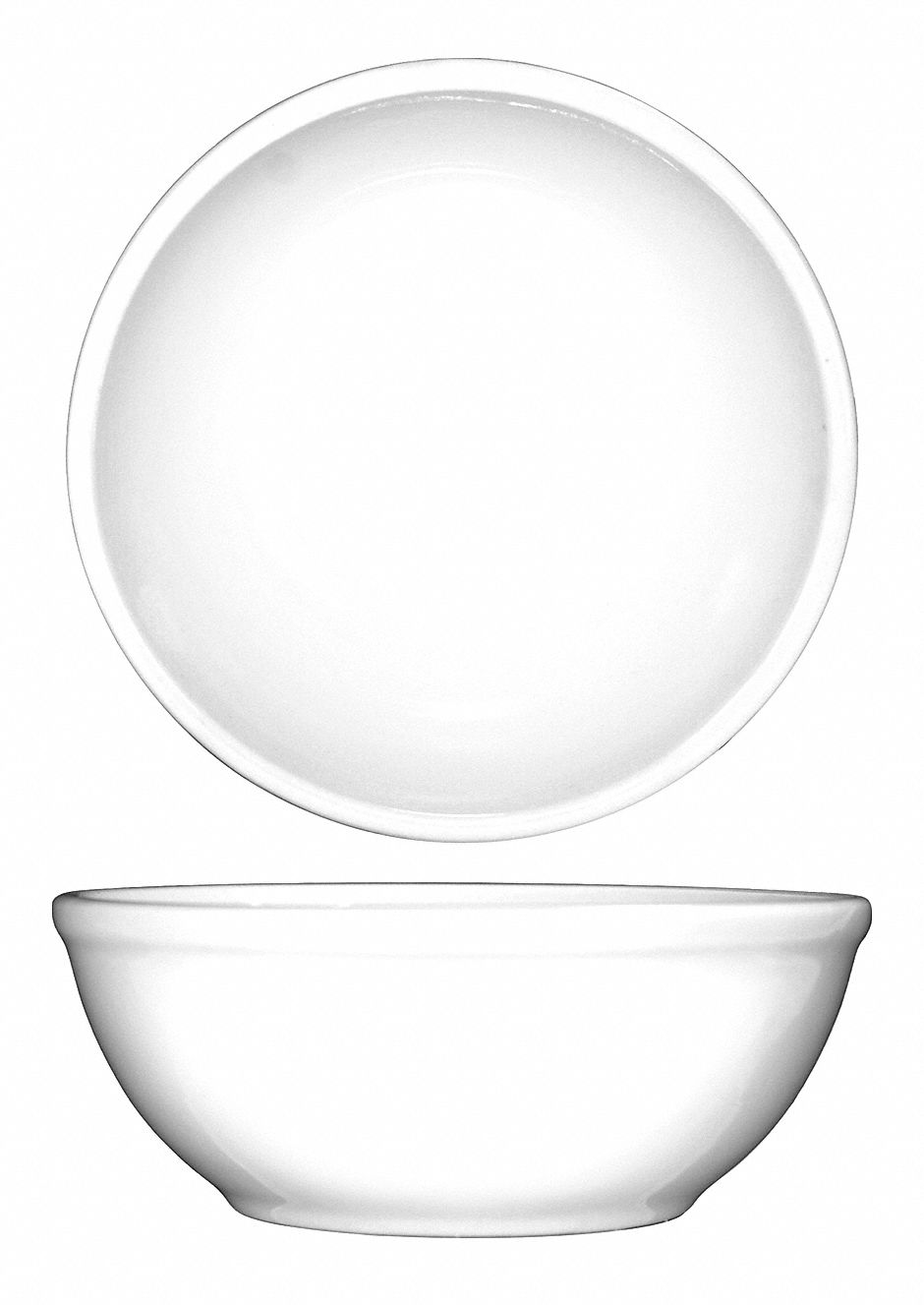 Nappie Bowl, 10 Oz., European White, PK 36