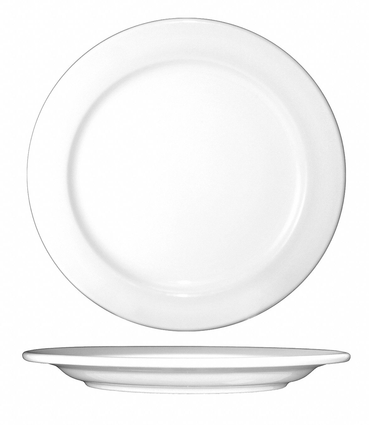 Plate, 6-1/4 In. Dia, European White, PK 36