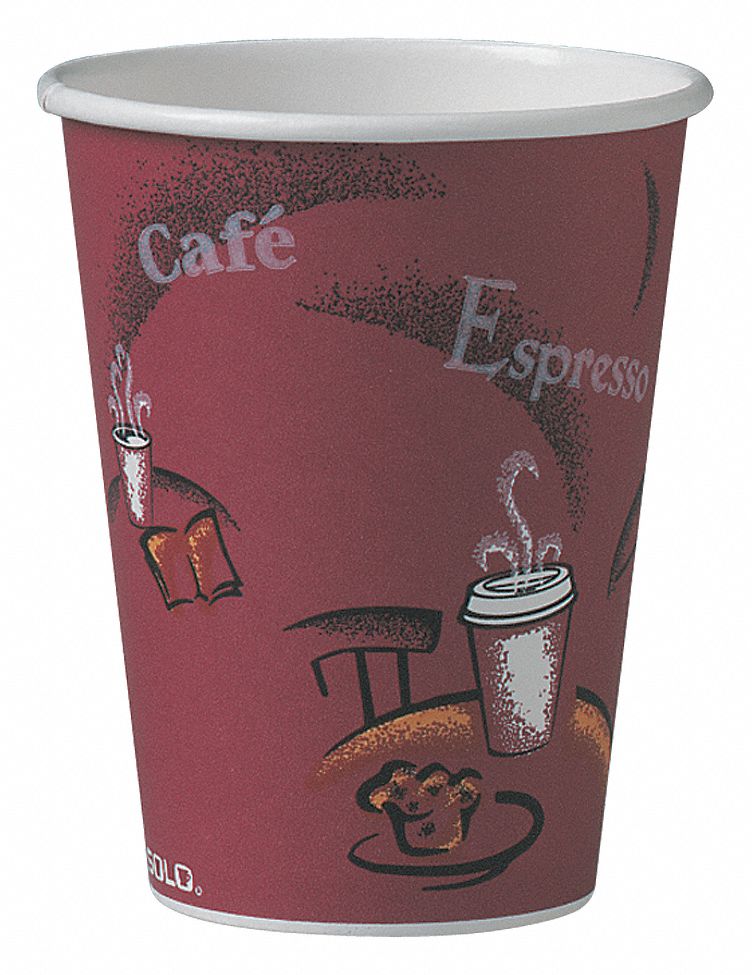 Hot Cup, 12 Oz, Paper, PK 300