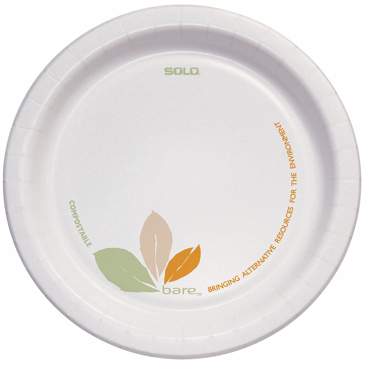 Paper Plate, 6 Inch, Clay Coated, PK 500