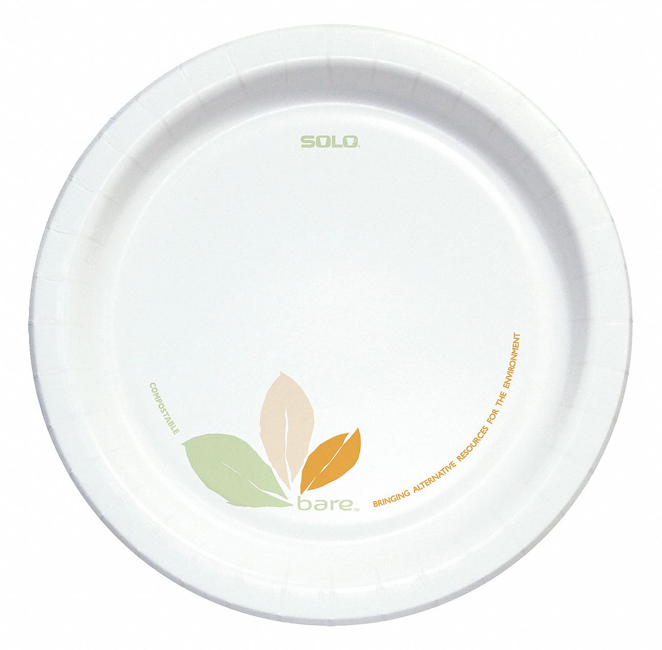 Paper Plate, 8-1/2 Inch, Clay Coated, PK250