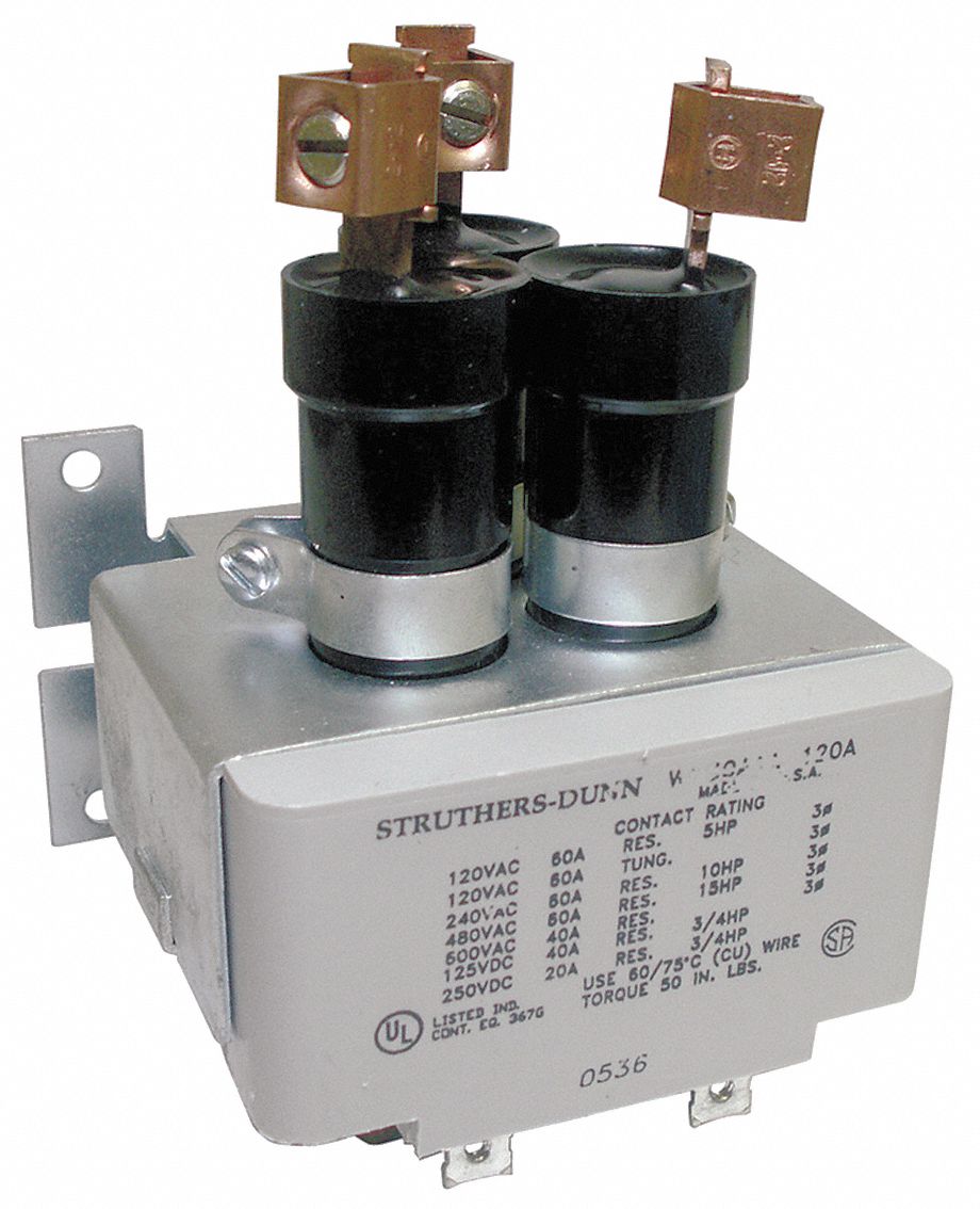 Relay, Mercury Displacement, 60A, 120VAC