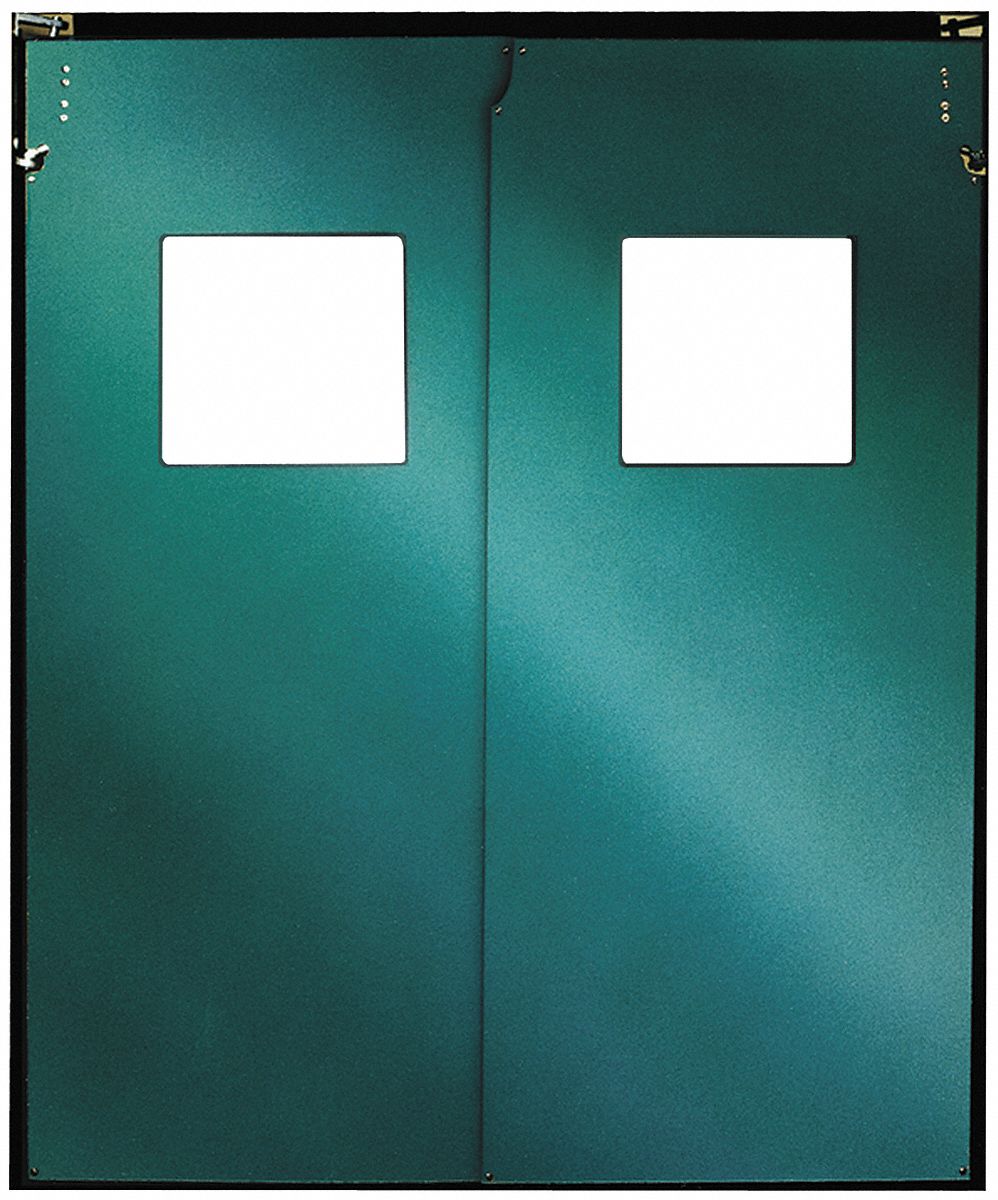 Door, Swinging, 8 Ft x 5 Ft, Forest Grn, PR
