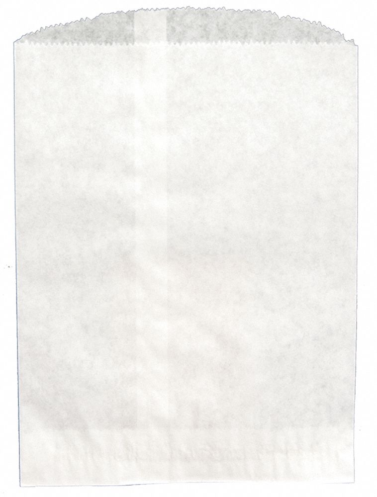 Merchandise Bag, White, 14x3x21, PK 500