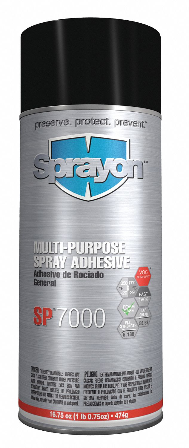 Spray Adhesive, Multipurpose, 24 Oz