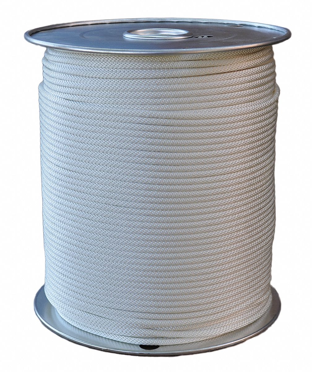 Rope, PES, Braided, 3/16 In. dia., 500 ft. L