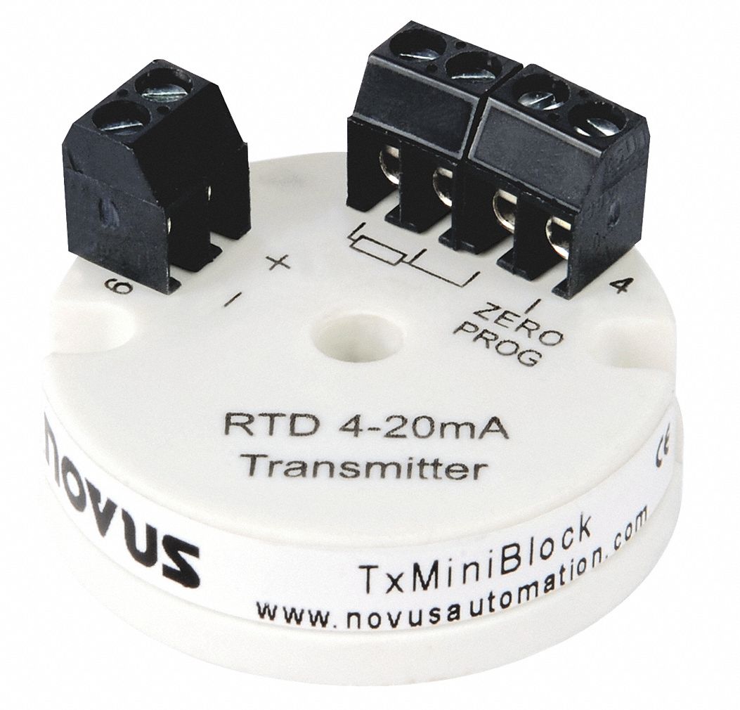 Pt100 Transmitter, 4-20 mA Loop Powered