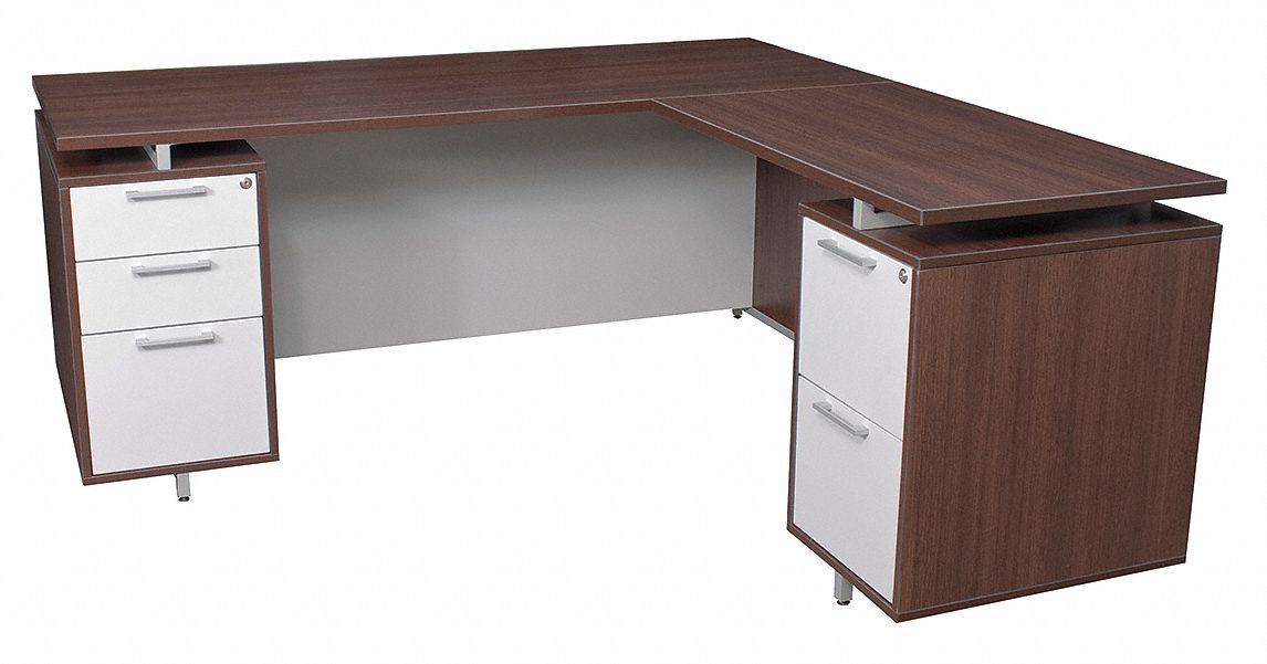 Office Desk, OneDesk Series, 66 W, Java