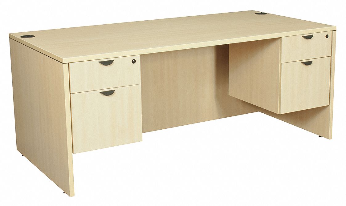 Office Desk, Legacy Series, 71W, Maple