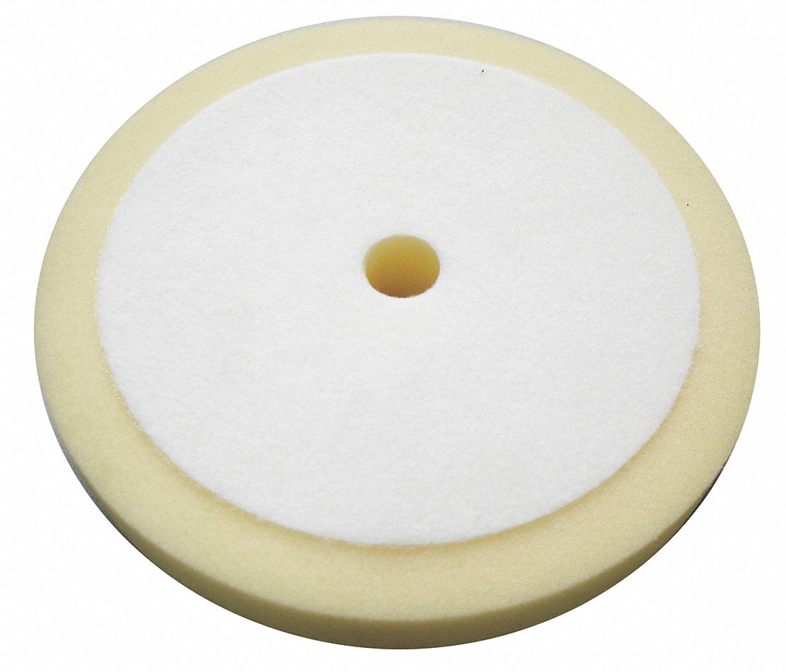 Polishing Pad, 8 In, Foam