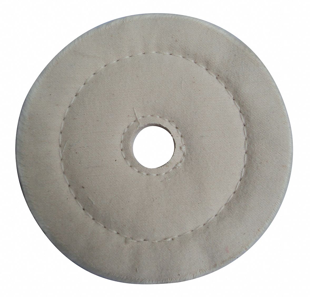 Buffing Wheel, Cushion Sewn, 4 In Dia.