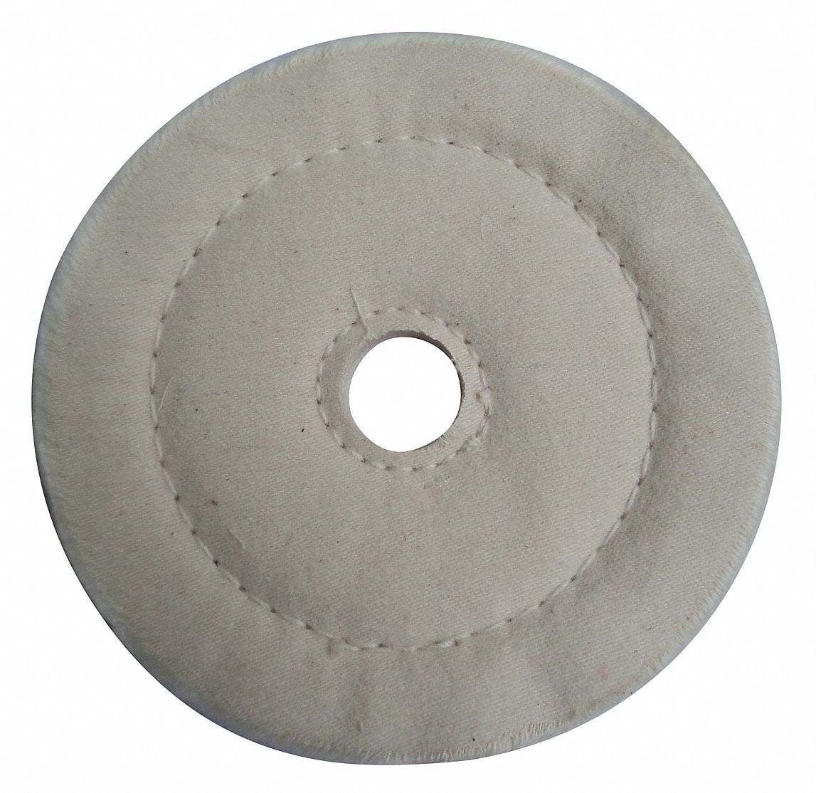 Buffing Wheel, Cushion Sewn, 8 In Dia.