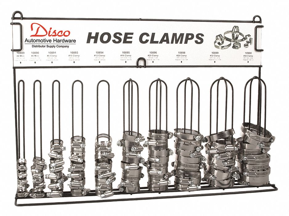 Hose Clamp Assortment, 100 Pc