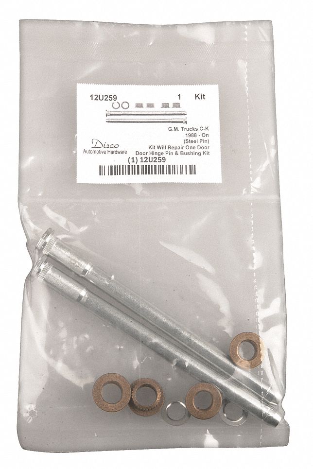 Door Hinge Pin/Bushing Kit, GM C-K, 8 Pc