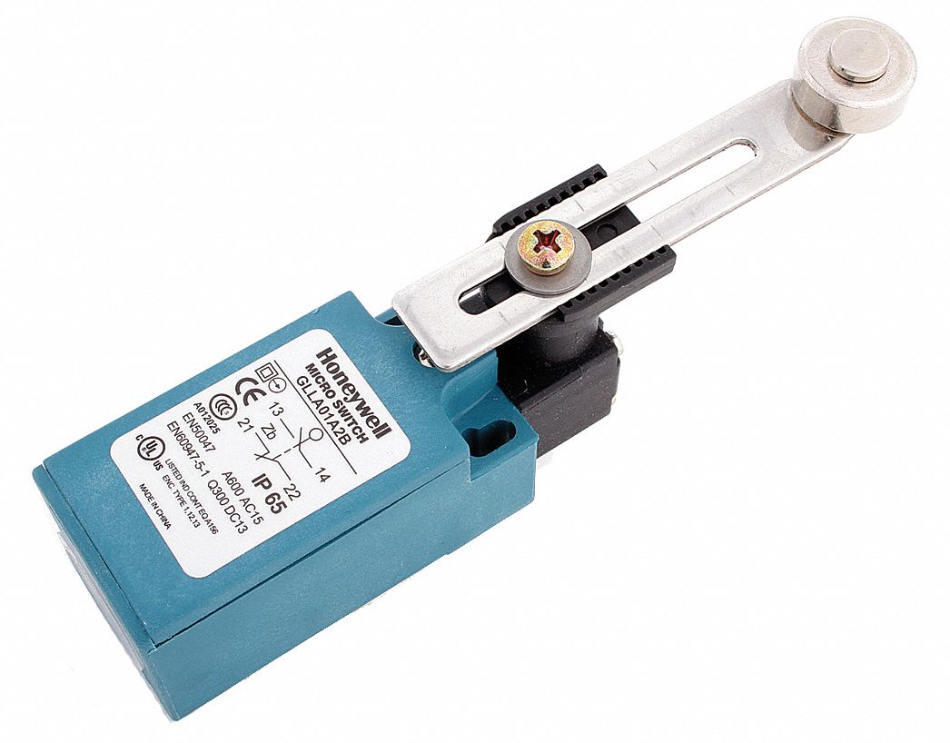 Limit Switch, SideRotary, AdjRoller, SPDT