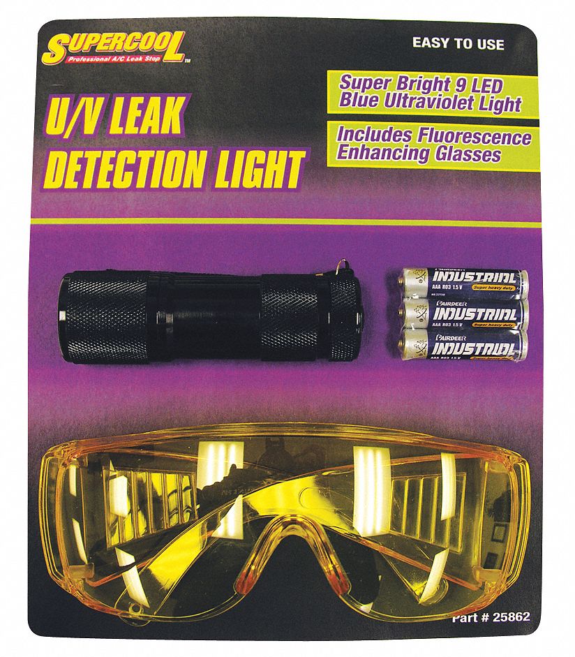 U/V Dye Detector Lamp, 9 LED