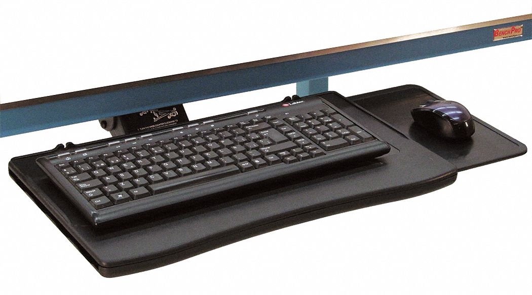 Keyboard Tray, 4in, Black