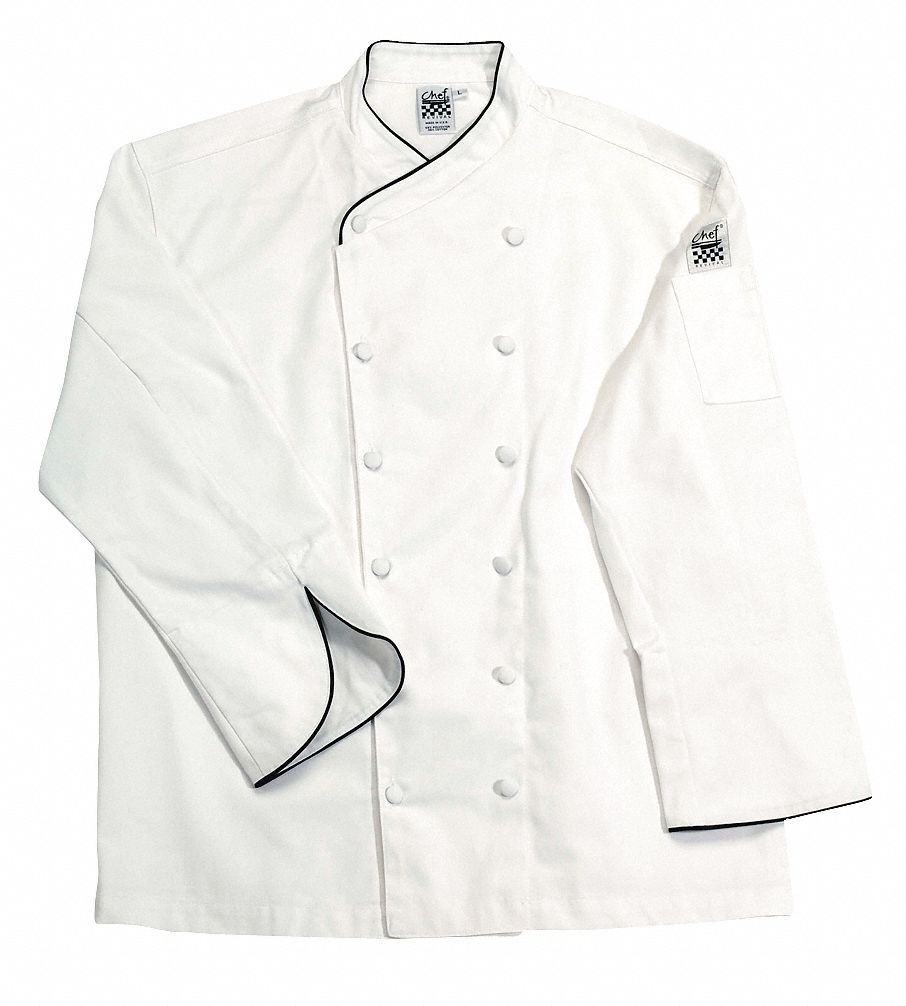 Chef Jacket, Corporate, Men, White, S